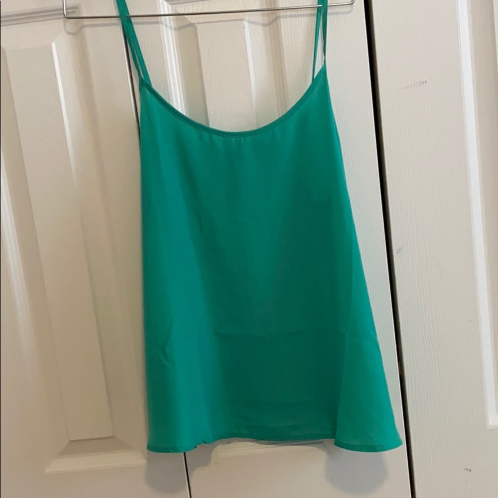 Zippered Camisole tank top silky bright summer top